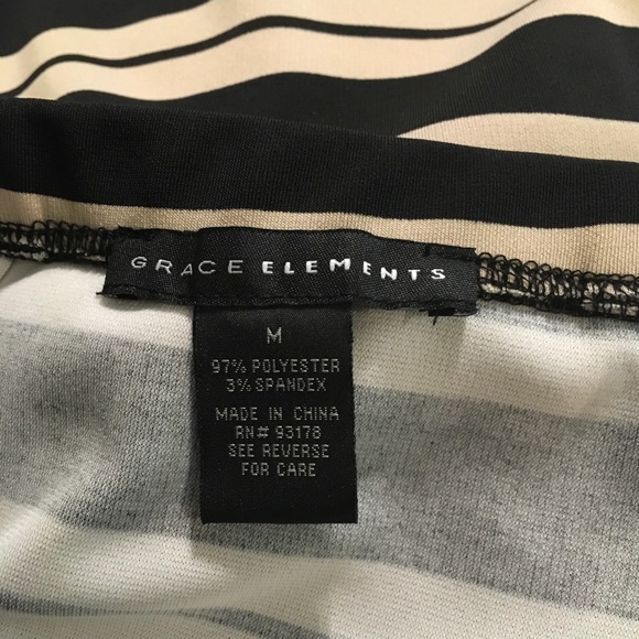 Grace Elements Striped Skirt M FREE SHIP - Picture 2 of 4